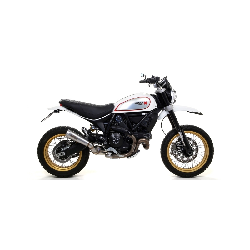 Marmitta Pro-Race Nichrom Ducati Scrambler Desert Sled '17 Per Raccordi Arrow E Collettori Originali Omologata