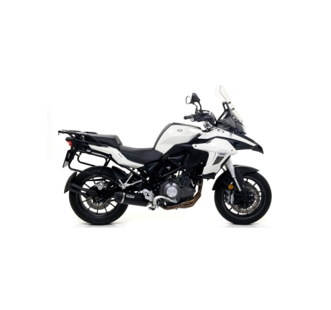 Marmitta Omologata Race Tech Alluminio Dark Con Fond.Carby Benelli Trk 502 '17/18 Ric.Arrow