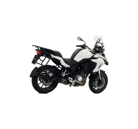 Marmitta Omologata Race Tech Alluminio Dark Con Fond.Carby Benelli Trk 502 '17/18 Ric.Arrow