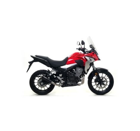 Marmitta Omologata Pro-Race Nichrom Darkraccordo Saldato Honda Cb 500X '19 Ric.Originale + Ric.Arrow