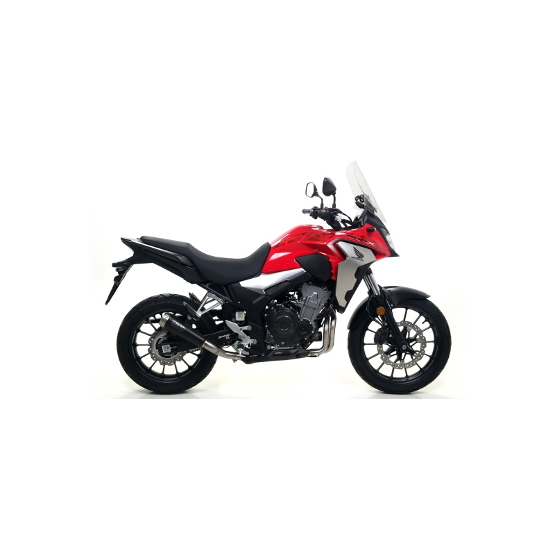 Marmitta Omologata Pro-Race Nichrom Darkraccordo Saldato Honda Cb 500X '19 Ric.Originale + Ric.Arrow