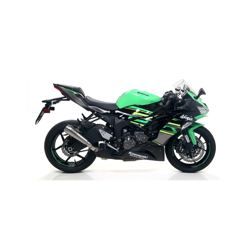 Marmitta Omologata Pro-Race Nichrom Kawasaki Zx-6R 636 '19 Ric.Originale + Ric.Arrow