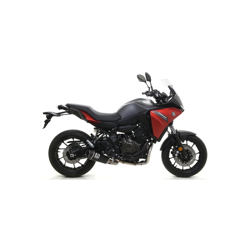 Marmitta Omologata Works Nichrom Dark Yamaha Tracer 700 '20 Con Fond.Carby Percollettori 71735Mi/Kz Arrow