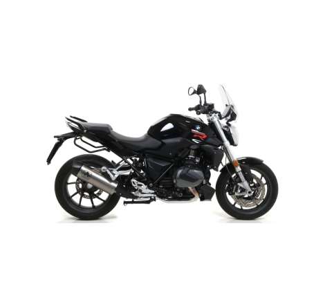 Marmitta Omologata Maxi Race Tech Titanio Raccordo Saldato Bmw R 1250R/Rs '19/20 Con Fond.Carby Ric.Originale