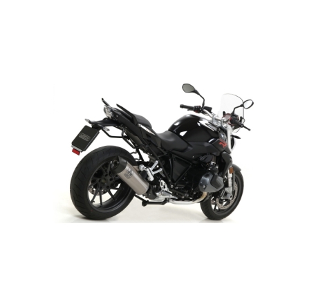 Marmitta Omologata Maxi Race Tech Titanio Raccordo Saldato Bmw R 1250R/Rs '19/20 Con Fond.Carby Ric.Originale