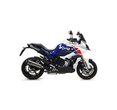 Marmitta Omologata Works Titanio Raccordo Saldato Bmw S1000Xr '20 Con Fond.Carby Ric.Originale+Ric.Arrow