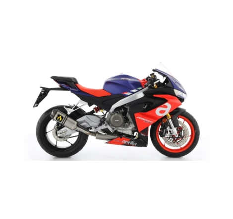 Marmitta Omologata Indy Race Titanio Aprilia Rs 660 '20 Con Fondello Carby Per Collettori Arrow