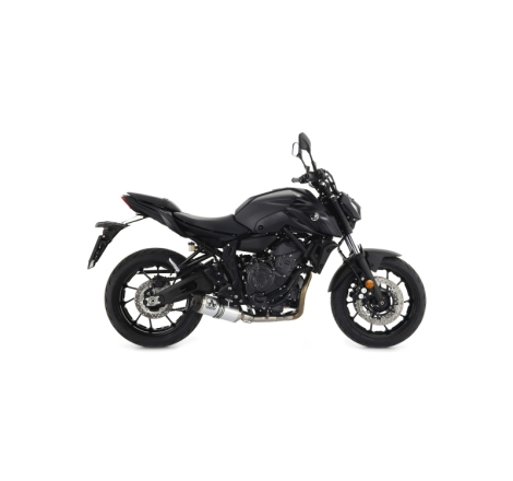 Marmitta Omologata Thunder Alluminio Yamaha Mt-07 '21 Con Fond.Carby Per Collettori 71758Mi/Kz Arrow