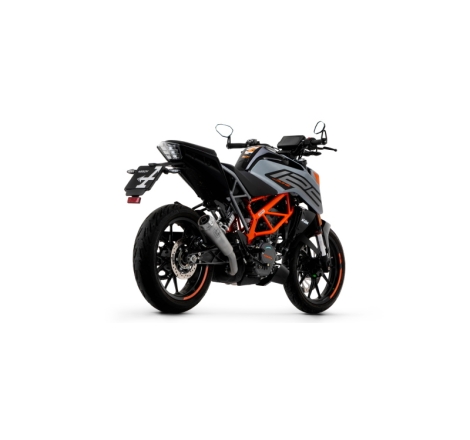 Marmitta Omologata Pro-Race Nichrom Raccordo Saldato Ktm Duke 125/390 '21 Ric.Originale