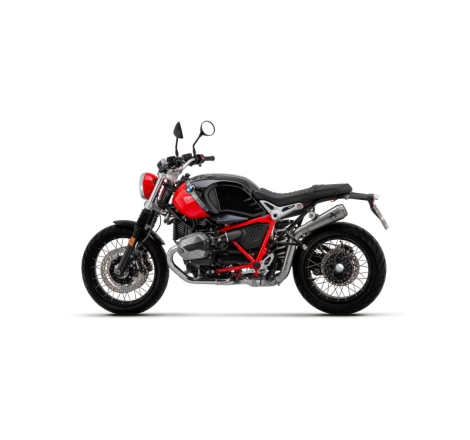 Kit Omologato Raccordo Inox + Marmitta Pro Race Titanio Bmw R Nine T Scrambler '21/22 Ric.Originale + Ric.Arrow