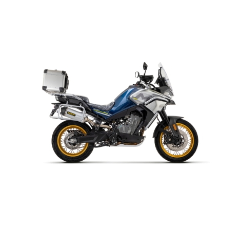 Marmitta Omologata Race Tech Alluminio Raccordo Saldato Cf Moto 800Mt '22 Ric.Originale + Ric.Arrow