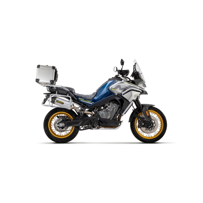Marmitta Omologata Race Tech Alluminio Raccordo Saldato Cf Moto 800Mt '22 Ric.Originale + Ric.Arrow
