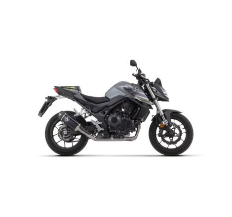 Marmitta Omologata Indy Race Alluminio Dark Honda Cb 750 Hornet '23 Con Fond. Carby Ric.Originale + Ric.Arrow
