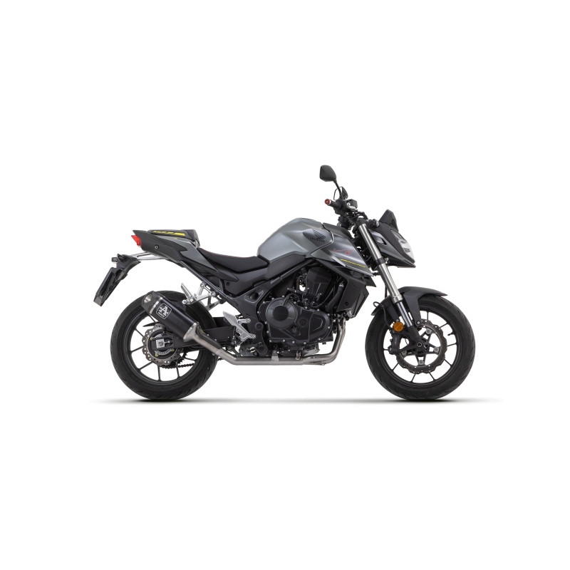 Marmitta Omologata Indy Race Alluminio Dark Honda Cb 750 Hornet '23 Con Fond. Carby Ric.Originale + Ric.Arrow