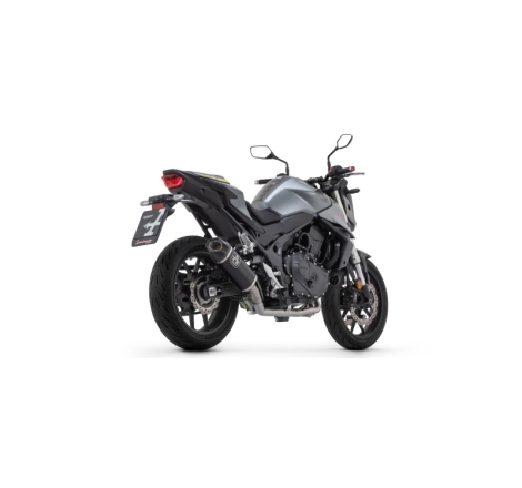 Marmitta Omologata Indy Race Alluminio Dark Honda Cb 750 Hornet '23 Con Fond. Carby Ric.Originale + Ric.Arrow