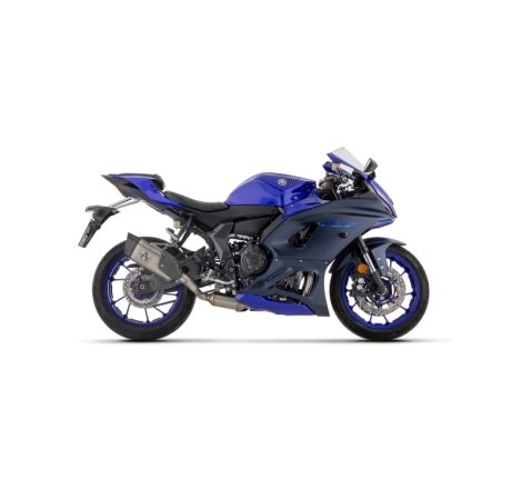 Kit Omologato Collettore Inox + Terminale Pista Ttianio Con Fondello Carby Yamaha Yzf R7 '21/23