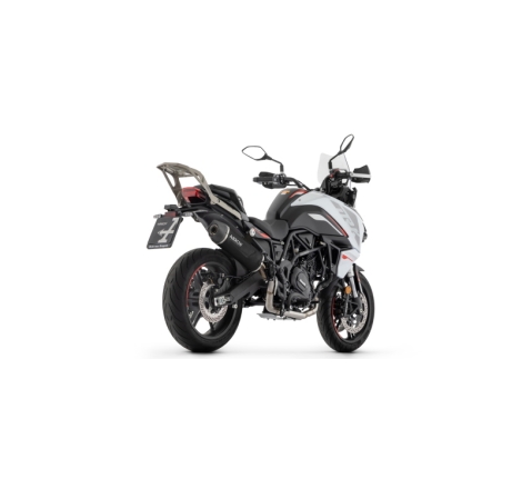 Marmitta Omologata Indy Race Evo Alluminio Dark Benelli Trk 702/702X '23 Con Fond.Carby Ric.Originale