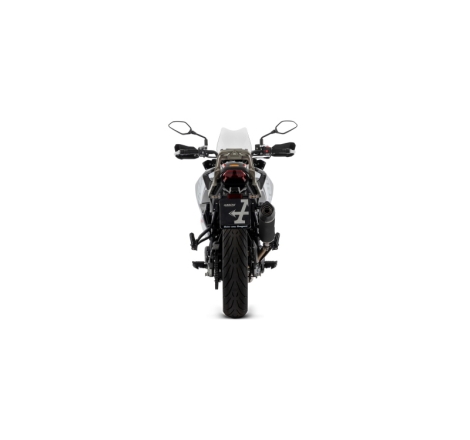 Marmitta Omologata Indy Race Evo Alluminio Dark Benelli Trk 702/702X '23 Con Fond.Carby Ric.Originale