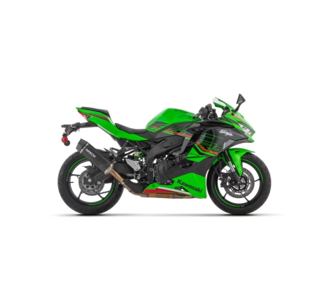 Marmitta Omologata Indy Race Evo Alluminio Dark Kawasaki Zx-4R '24 Ric.Originale + Ric.Arrow