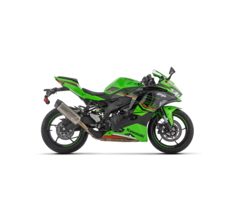 Marmitta Omologata Indy Race Evo Titanio Kawasaki Zx-4R '24 Ric.Originale + Ric. Arrow