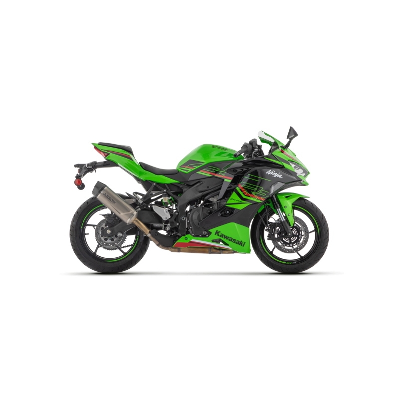 Marmitta Omologata Indy Race Evo Titanio Kawasaki Zx-4R '24 Ric.Originale + Ric. Arrow