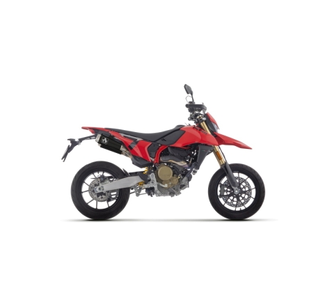 Silenziatori Omologati Pro-Race Nichrom Dark Con Raccordi Saldati (Dx+Sx) Per Ducati Hypermotard 698 Mono / Rve E5+ 2024