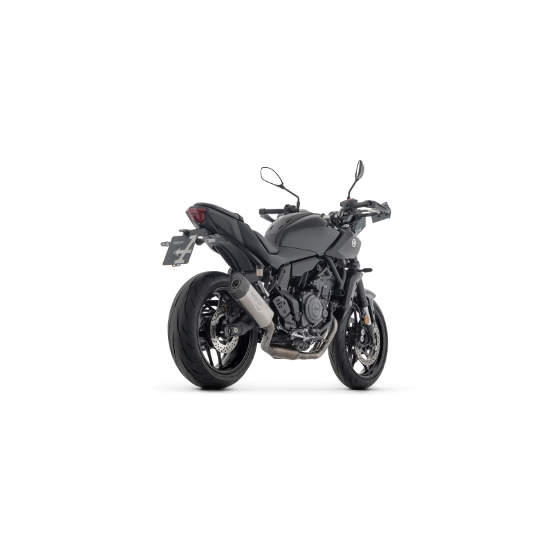 Kit Completo Collettori Inox + Silenziatore Indy-Race Evo In Alluminio "Dark" Per Yamaha Mt-07 E5+ '25