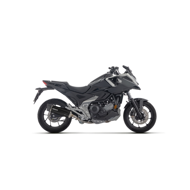 Silenziatore Indy Race Evo In Alluminio "Dark" Per Honda Nc750X E5+ 2025