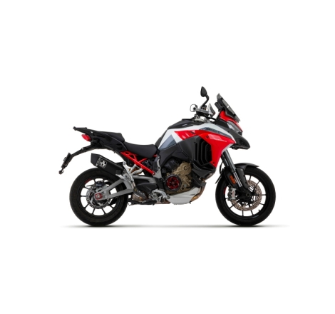 Marmitta Racing Veloce Titanio Dark Ducati Multistrada V4 1100 '21/22 Con Fond.Carby Ric.Originale