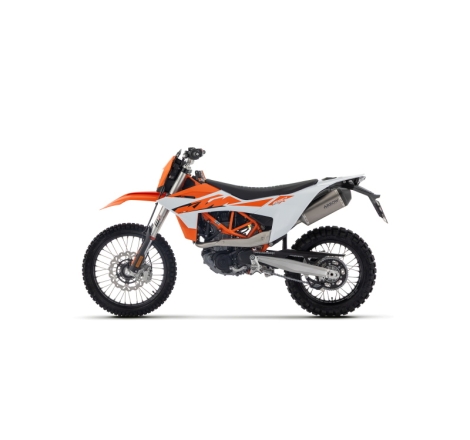 Kit Completo No Legal Coll. Inox. Racing + Sil. Explorer In Titanio Con Fondello Carby Ktm 690 Enduro R / 690 Smc R E5+ '25/'26