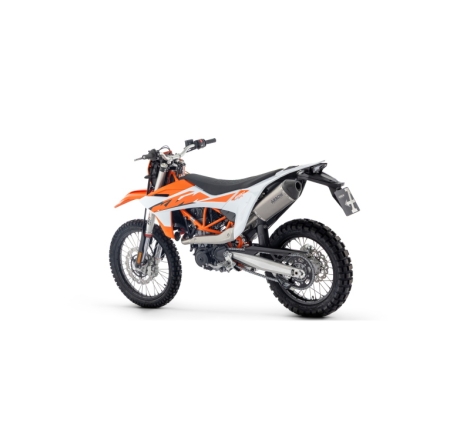 Kit Completo No Legal Coll. Inox. Racing + Sil. Explorer In Titanio Con Fondello Carby Ktm 690 Enduro R / 690 Smc R E5+ '25/'26