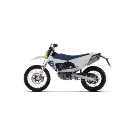 Kit Completo No Legal Coll. Inox. Racing + Sil. Explorer In Titanio Con Fondello Carby Ktm 690 Enduro R / 690 Smc R E5+ '25/'26