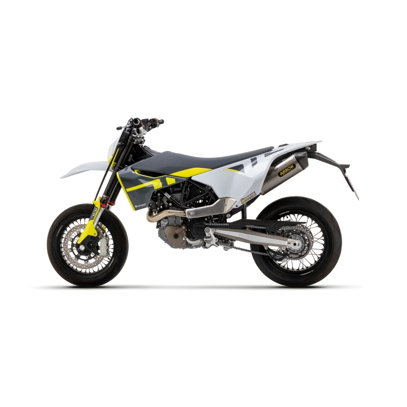 Raccordo Catalitico Omologato Inox Hq 701 Supermoto '21 Per Marmitte Arrow E Collettore Originale Od Arrow