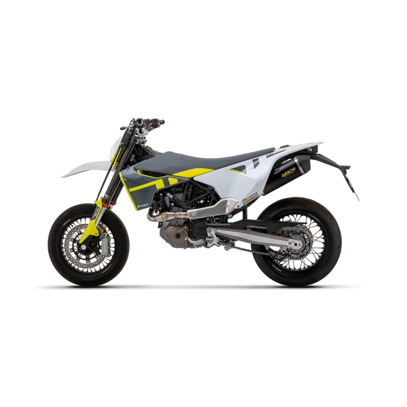 Collettore Racing Inox Husquvarna 701 Supermoto '21 Ric.Originale + Ric.Arrow