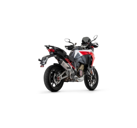 Marmitta Omologata Veloce Titanio Ducatimultistrada V4 1100 '21/22 Con Fond. Carby Ric.Originale