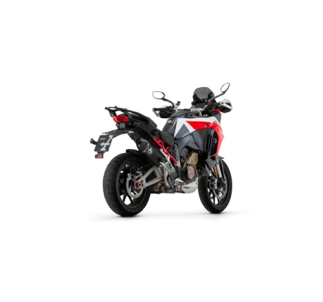 Marmitta Omologata Veloce Titanio Dark Ducati Multistrada V4 1100 '21/22 Con Fond.Carby Ric.Originale