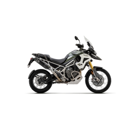 Marmitta Omologata Veloce Alluminio Darktriumph Tiger 1200 '22 Con Fond.Carby Ric.Originale