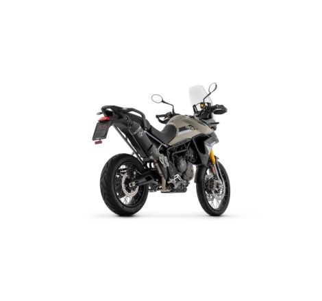 Marmitta Omologata Veloce Alluminio Darktriumph Tiger 900 '20/23 Con Fond.Carby Ric.Originale