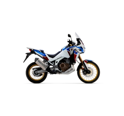 Marmitta Omologata Sonora Titanio Honda Crf1100L Africa Twin E5+ '24 Con Fond.Carby Ric.Originale + Ric.Arrow