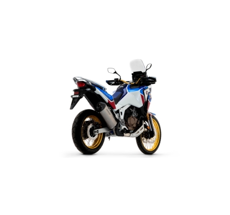 Marmitta Omologata Sonora Titanio Honda Crf1100L Africa Twin E5+ '24 Con Fond.Carby Ric.Originale + Ric.Arrow