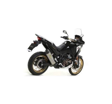 Marmitta Omologata Maxi Race Tech Titanio Honda Crf 1100L Africa Twin 2020Con Fond.Carby