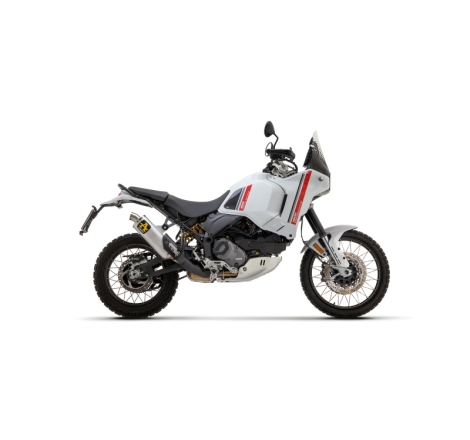 Marmitta Omologata Indy Race Alluminio Raccordo Saldato Ducati Desertx 950 '22 Ric.Originale + Ric.Arrow