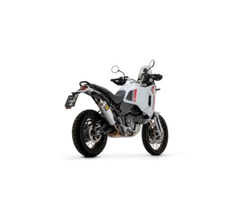Marmitta Omologata Indy Race Alluminio Raccordo Saldato Ducati Desertx 950 '22 Ric.Originale + Ric.Arrow
