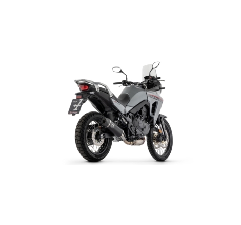Marmitta Omologata Indy Race Alluminio Dark Honda Xl750 Transalp '23 Con Fond. Carby Ric.Originale + Ric.Arrow