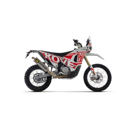 Marmitta Omologata Indy-Race Titanio Per Kove 450 Rally
