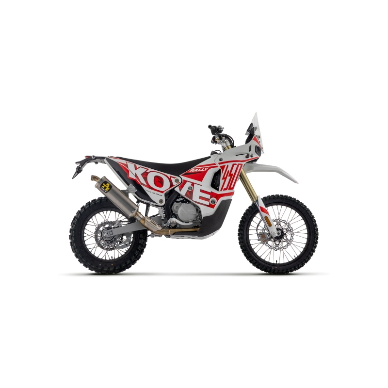 Marmitta Omologata Indy-Race Titanio Per Kove 450 Rally