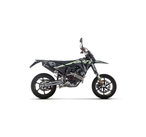 Silenziatore Icon In Alluminio "Dark" Per Fantic Xef 125 E5+ 2025