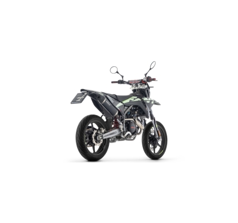 Silenziatore Icon In Alluminio "Dark" Per Fantic Xef 125 E5+ 2025