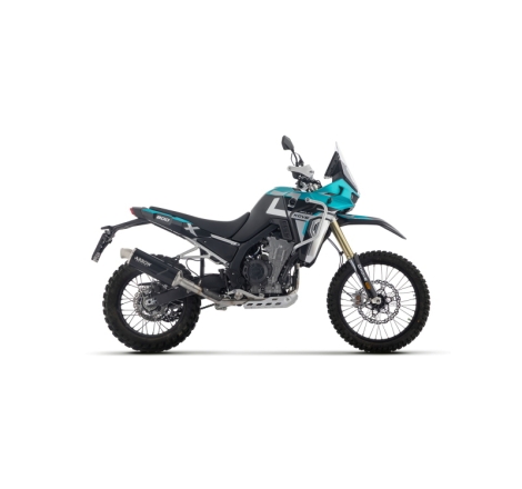 Silenziatore Indy Race Evo In Alluminio "Dark" Per Kove 800X Pro / 800 Rally E5+ 2025
