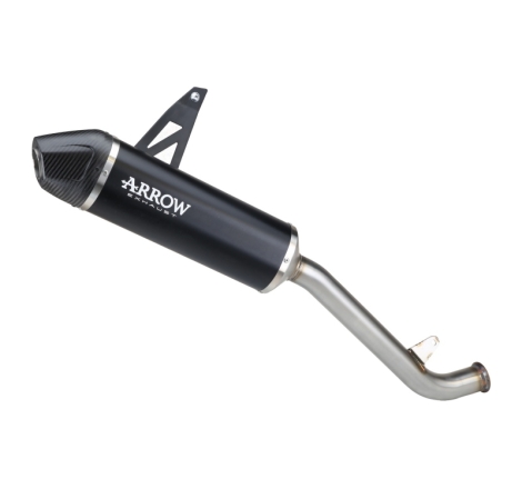 Silenziatore Indy-Race In Alluminio "Dark" Per Zontes 703F E5+ '25
